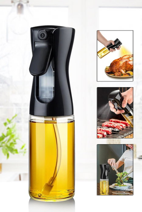 Hermia C-SP-210 Dispensador de Aceite en Spray para Freidoras de Aire, Color Negro